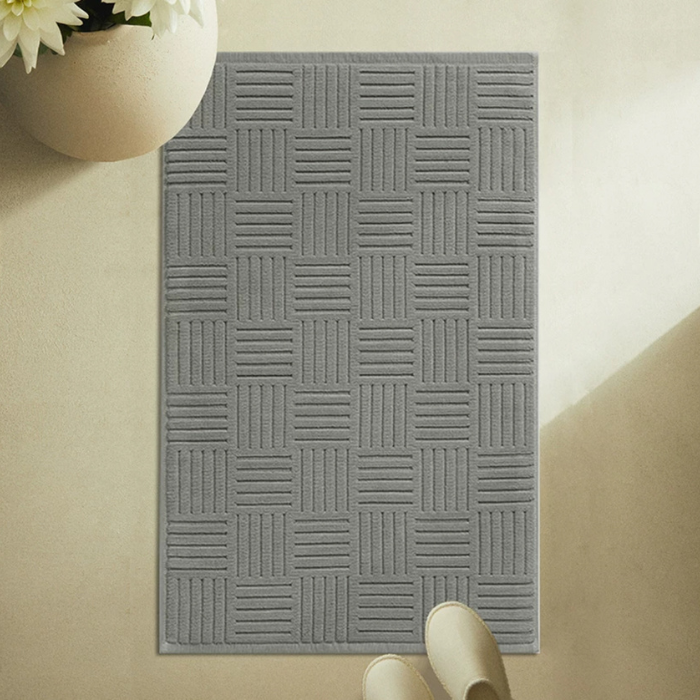 Casse Hotel Style All Cotton Floor Bath Mat / Non slip high water abso