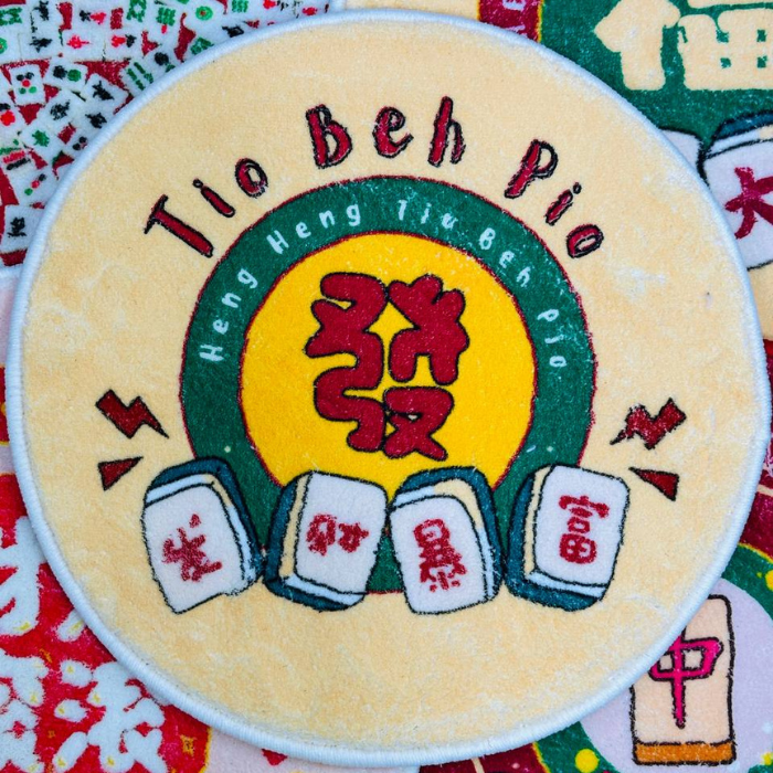 CNY Tufted Wall Hanging Mat / New Year / HUAT MAHJONG / home decor gifts ornaments