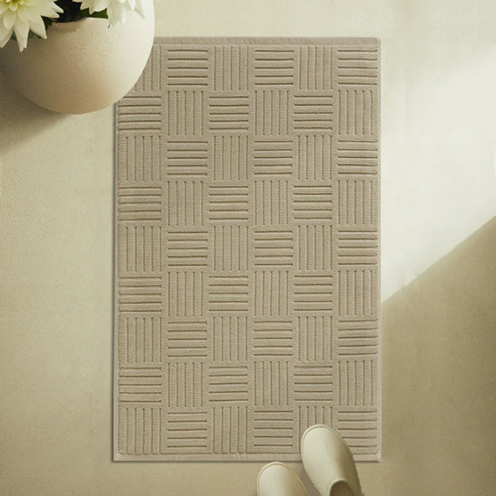 Casse Hotel Style All Cotton Floor Bath Mat / Non slip high water absorbent