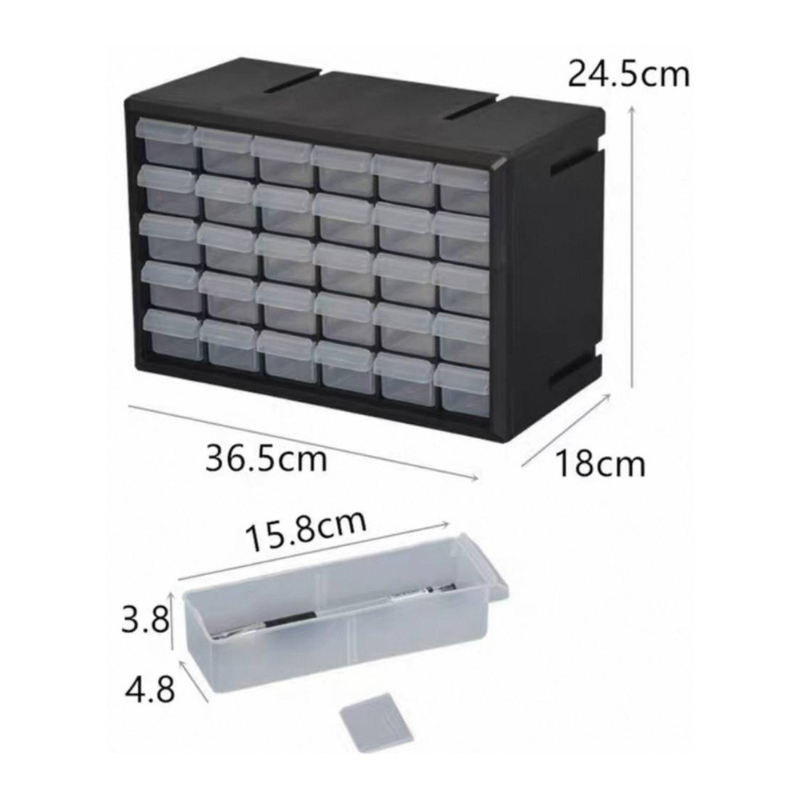 Plastic Drawer Organizer for Storage - Perfect for Loose Accessories, Screws, Nails, and Home Essentials