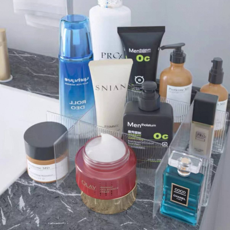 4pcs Home Adjustable Acrylic Drawer Dividers / storage organiser / socks, wardrobe, kitchen cabinet divider