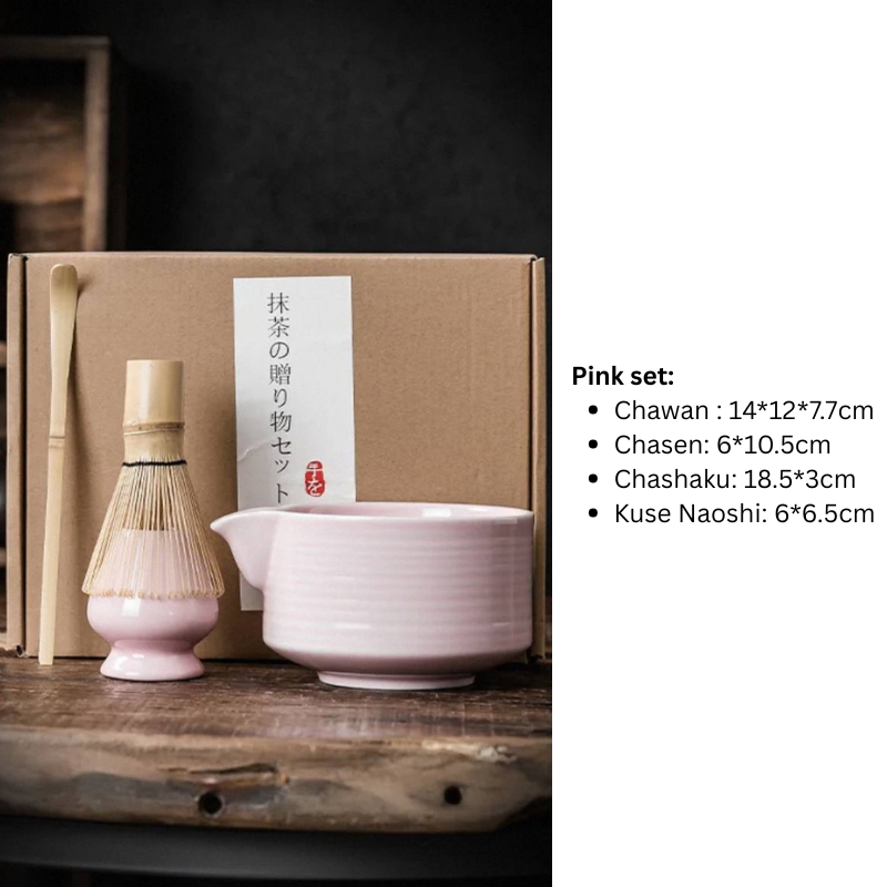 Matcha Tea Ceremony Premium kit set - Traditional Matcha Starter Kit f