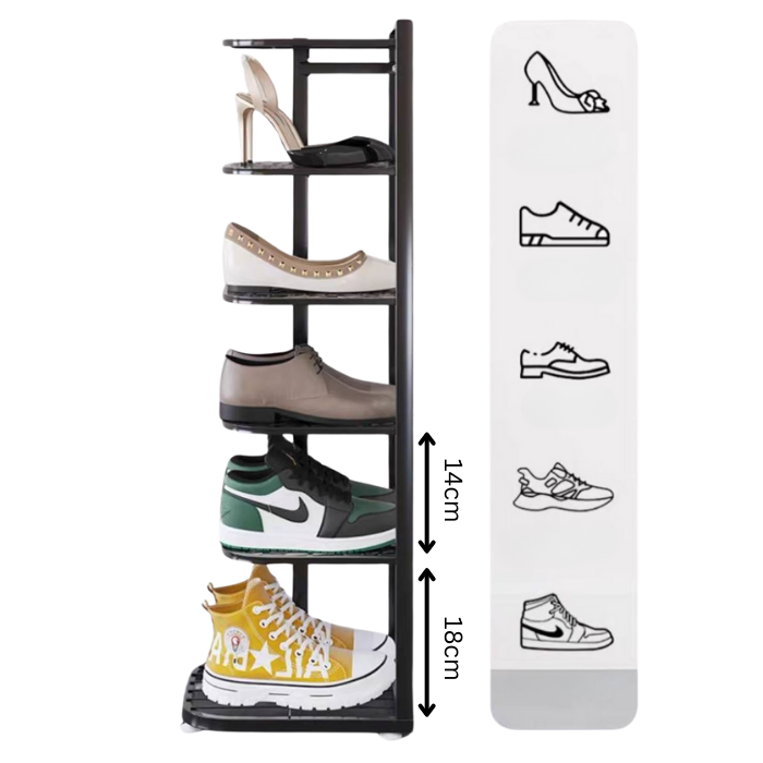 Corridor Narrow Slim Shoe Rack