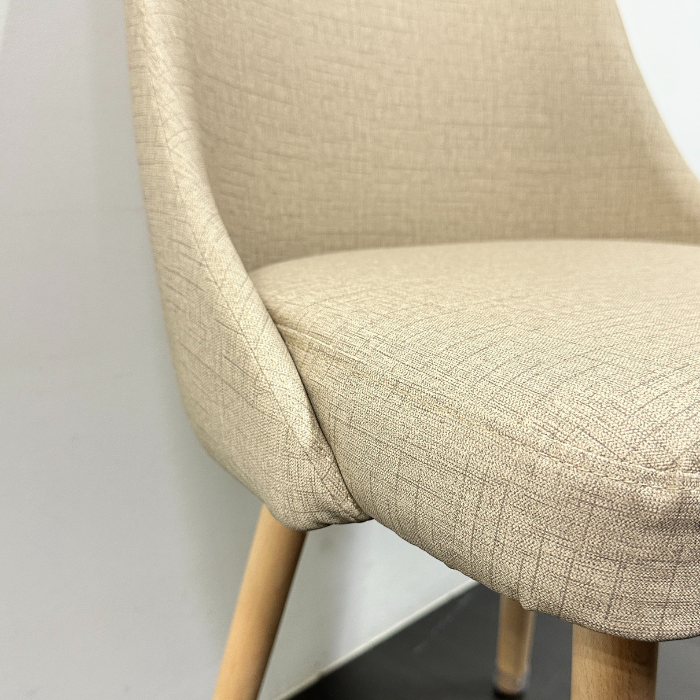 Elodie 360 Swivel Rotating Modern Minimalist Backrest Chair, dining table chair