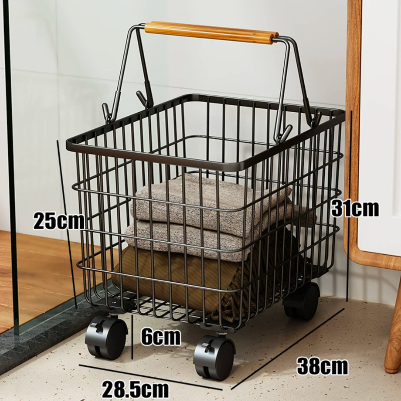 Kai Multi-purpose Minimalist Laundry hanger basket with hanging rack /