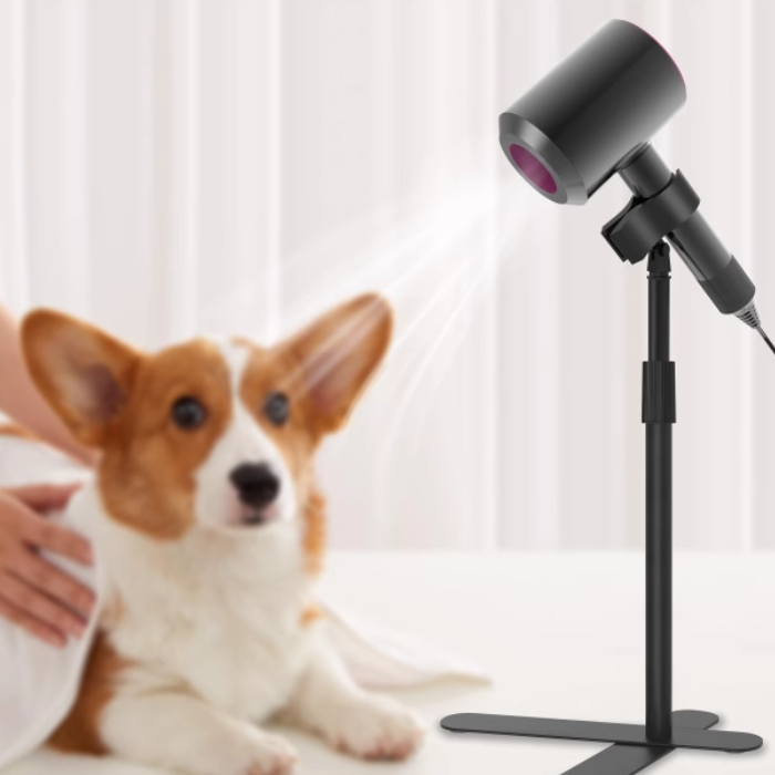 Lazy hair dryer stand holder bracket / Hand Free Adjustable