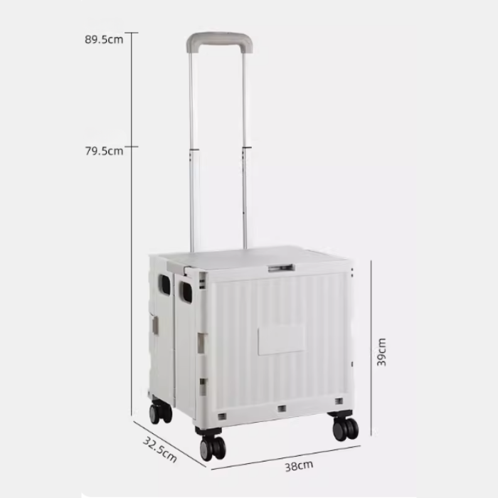 Smart Foldable Grocery Shopping Large Utility Cart / Supermarket Trolley / Home trolley cart