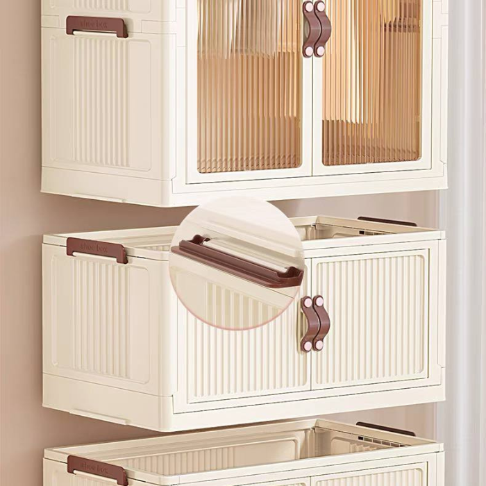 HIRUN Portable Collapsible Children Wardrobe Clothes Cabinet, Nursery Storage Box, Organizer, Toy Storage, Container, Book Storage , Baby Kids Clothes, Toddler Dresser