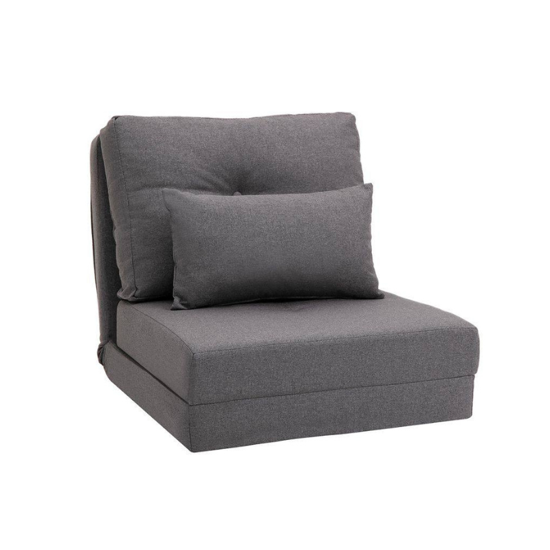 MICAR Convertible Flip Chair, Floor Lazy Sofa, Folding Couch Bed with Adjustable Backrest