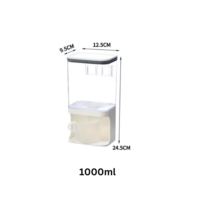 Aesthetic Laundry Room Organizer | Scent Booster Beads Dispenser, Laundry Detergent Powder Storage Box | Laundry pods Container