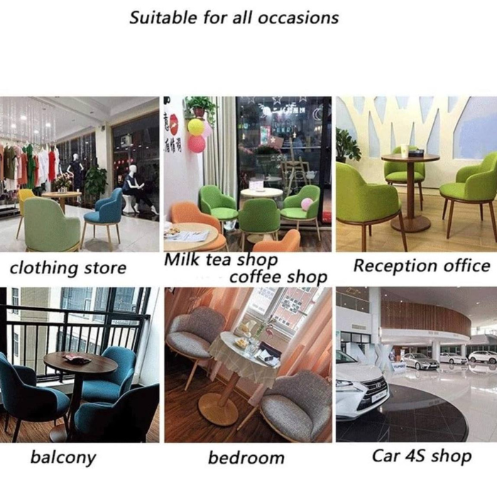 CADISTA Dining table and 4 chairs set  • modern space saving compact table • showroom multifunctional furniture