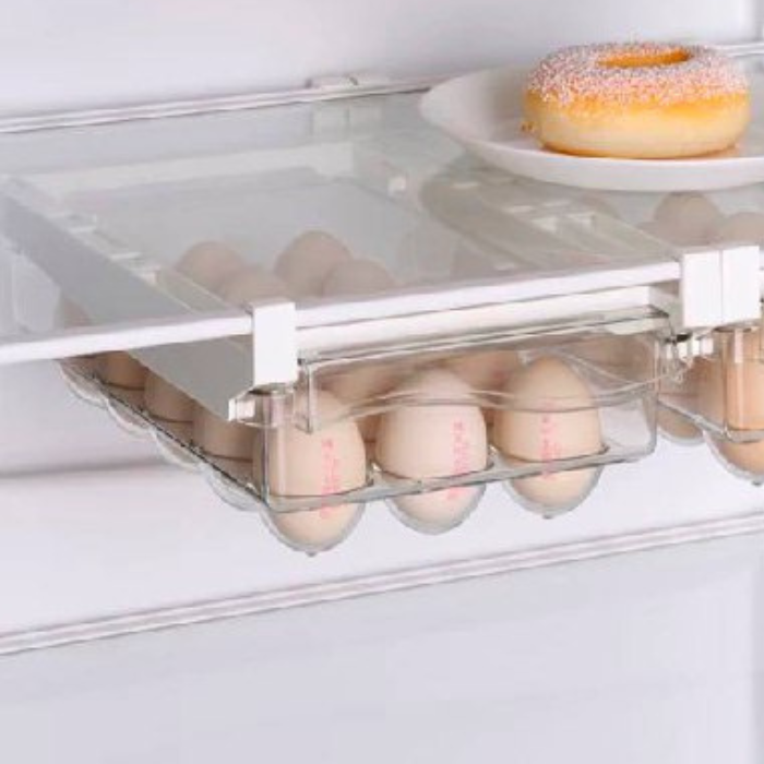 Hanging Fridge Drawer Organizer • Refrigerator storage box • Food cont