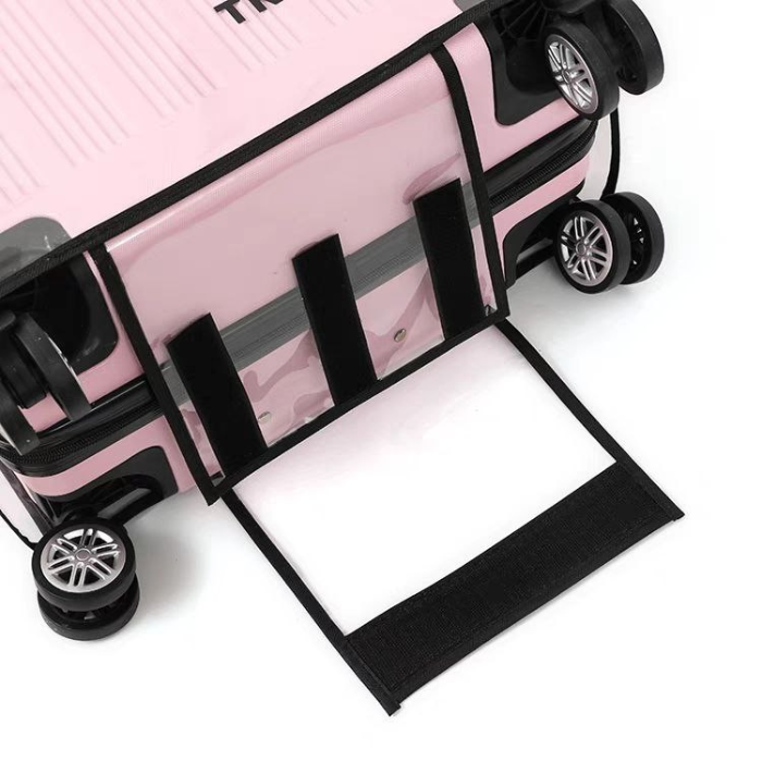 PVC luggage protector • luggage transparent cover • protect suitcase and baggage