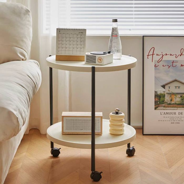 Versatile sofa trolley cart • Dining Cart • Moveable coffee table • Minimalist home furniture
