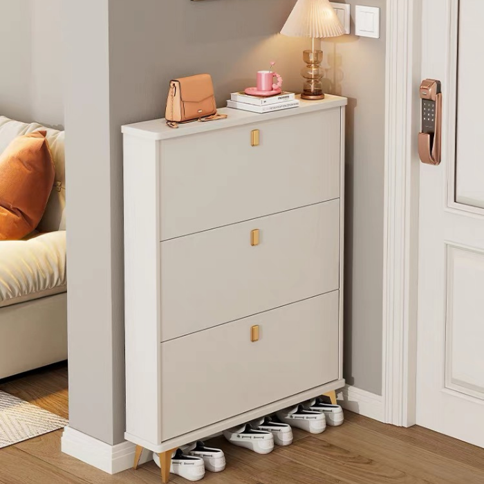 Swivel shoe rack for entryway corridor • Flip out Shoe Cabinet