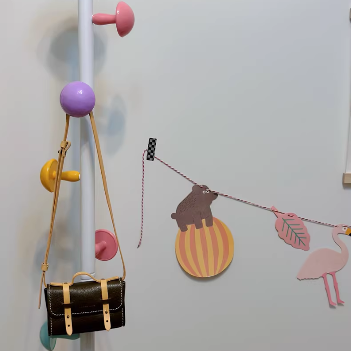 JOY colorful knobs clothes hanging rack / floor-standing coat rack