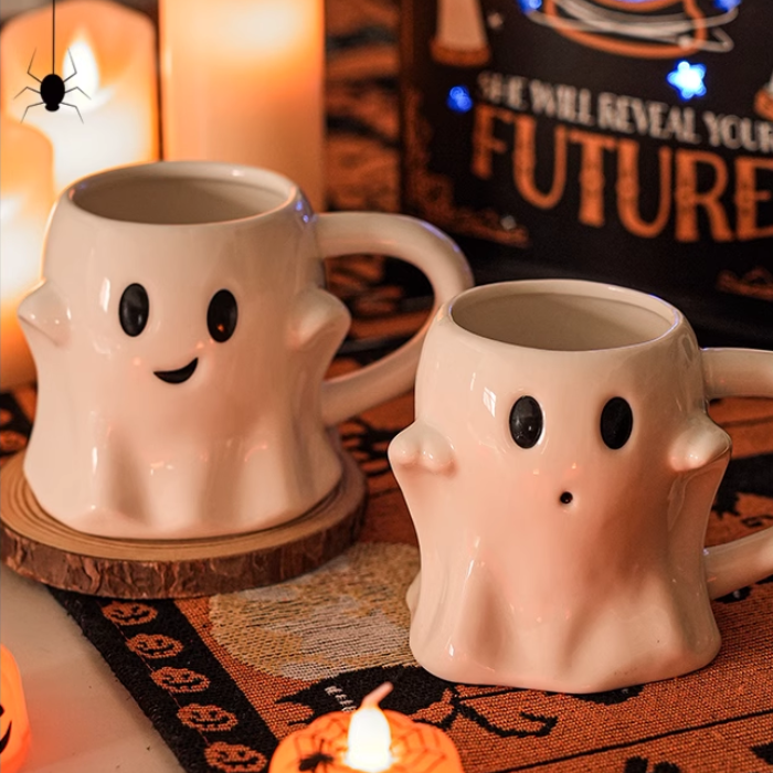 Halloween Cute Ghost Mug home decor cup decoration props