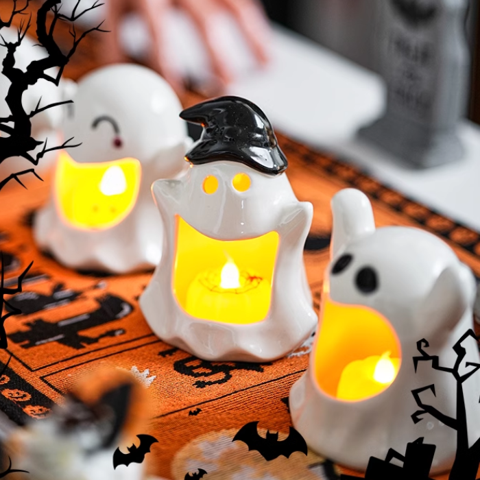 Halloween candle decoration LED Pumpkin candle small gifts
