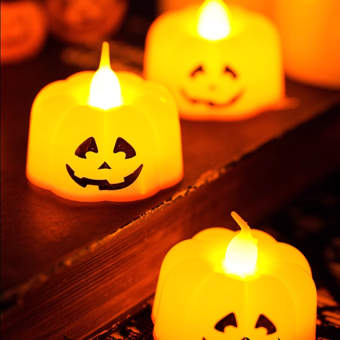 Halloween candle decoration LED Pumpkin candle small gifts