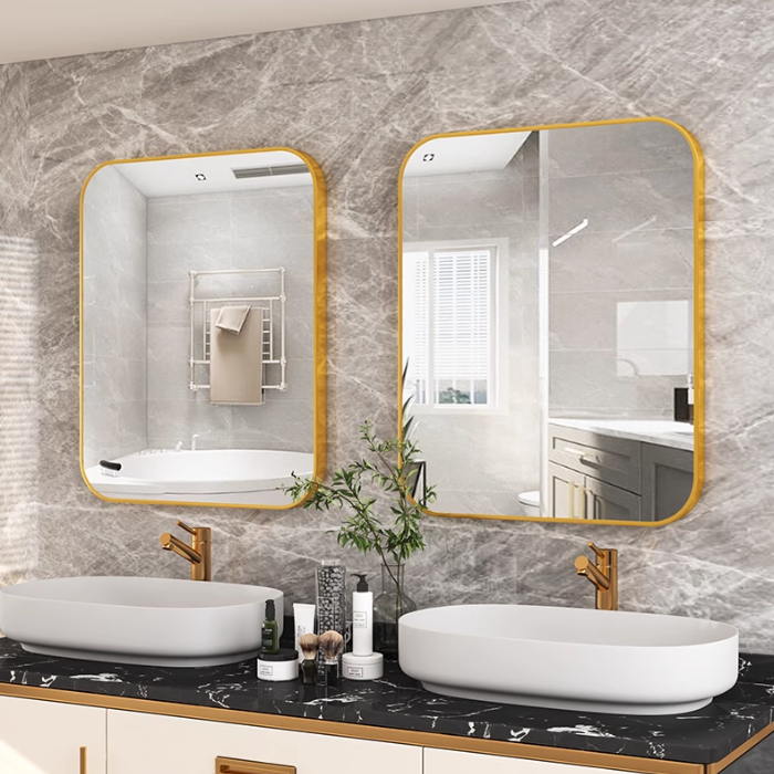 Modern Bathroom mirror /self-adhesive toilet vanity mirror 