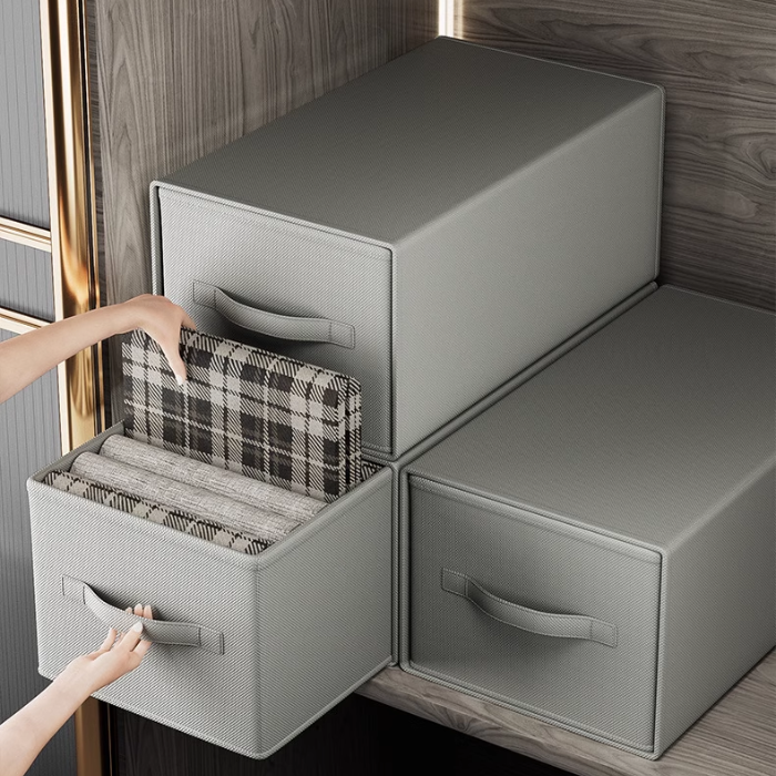 Wardrobe fabric storage drawer box / household items / Cabinet wardrobe organizer