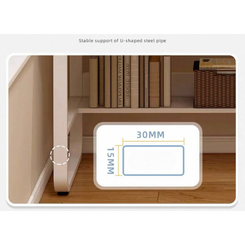 Scandinavian Study table with shelves Home Furniture Desk Furniture/BTO/HOME/REVAMP