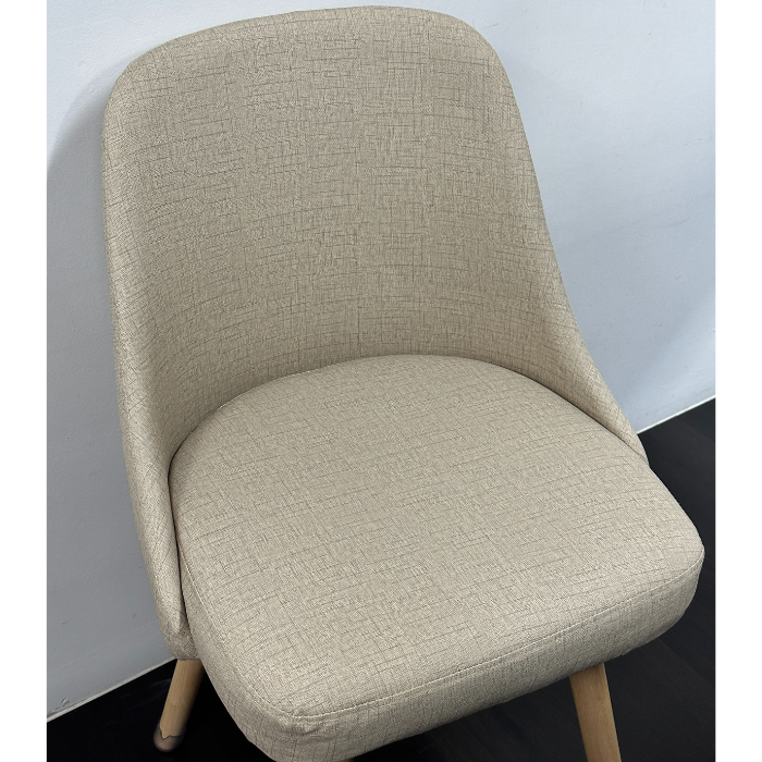 Elodie 360 Swivel Rotating Modern Minimalist Backrest Chair, dining table chair