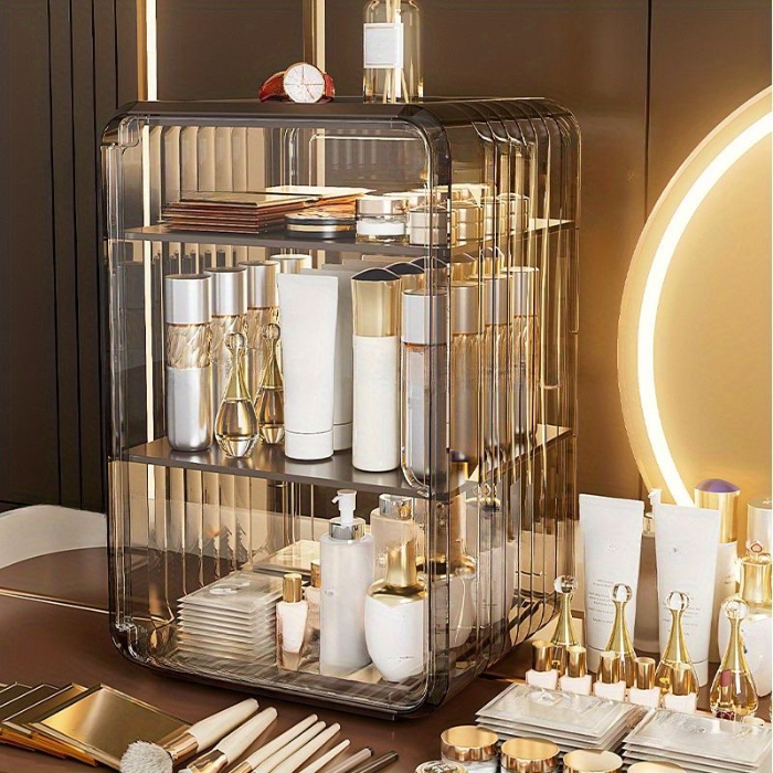 Lily Dust-proof acrylic storage organiser cabinet rack / cup mug rack