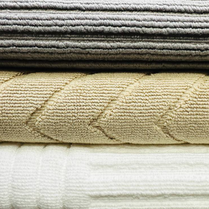 Casse Hotel Style All Cotton Floor Bath Mat / Non slip high water absorbent