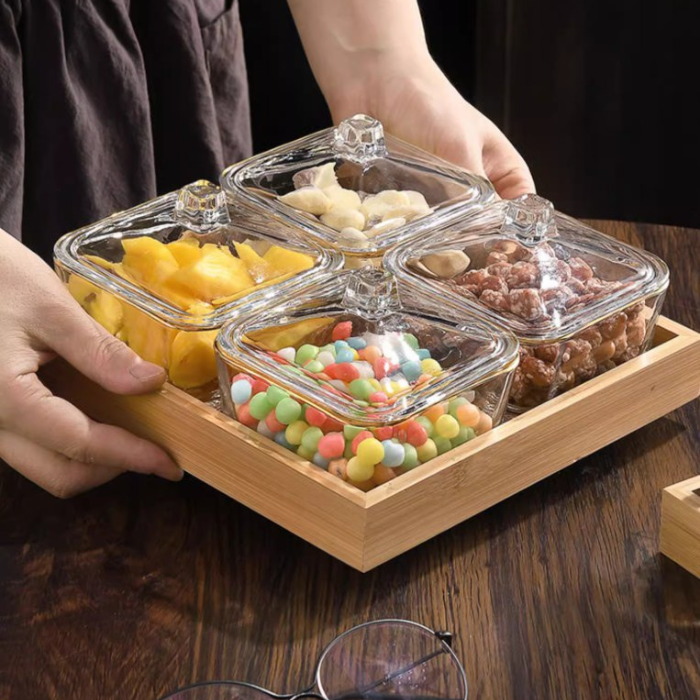 Bamboo canisters / Storage air tight jar  / Food container / Ramadan / Hari Raya