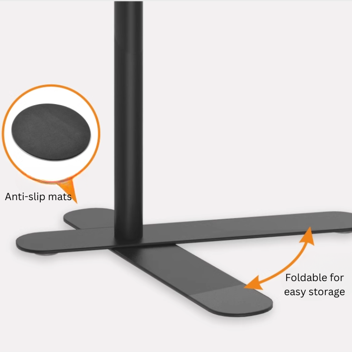 Lazy hair dryer stand holder bracket / Hand Free Adjustable