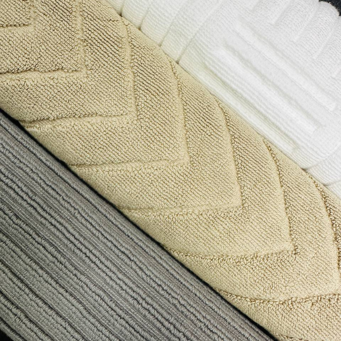 Casse Hotel Style All Cotton Floor Bath Mat / Non slip high water absorbent