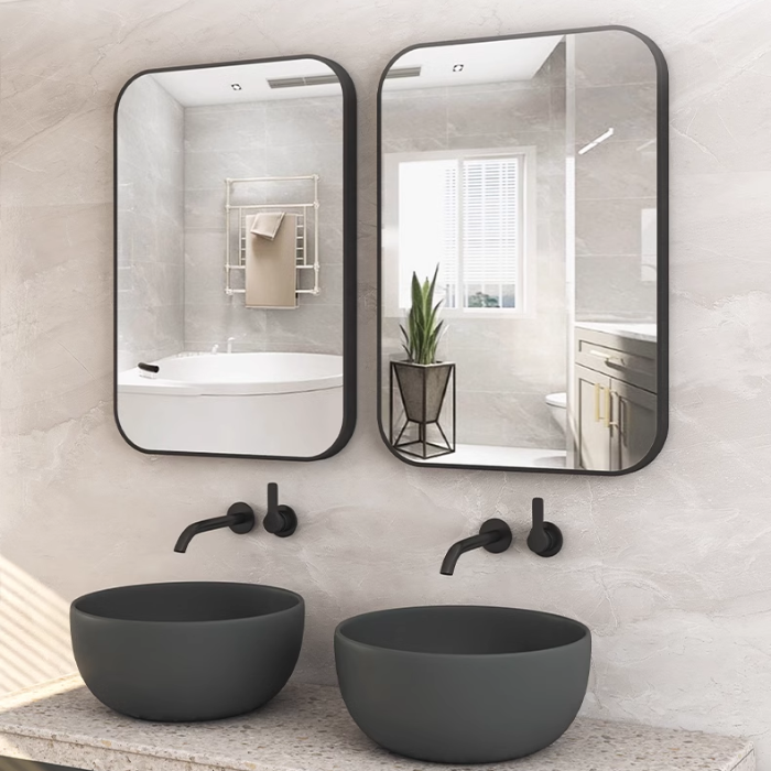 Modern Bathroom mirror /self-adhesive toilet vanity mirror 