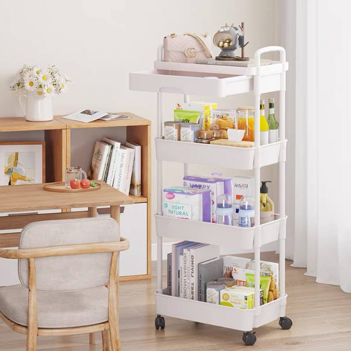 Minimalist Metal Foldable Trolley