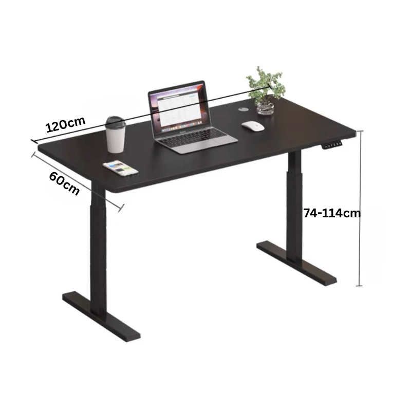 MILLER Height adjustable electric standing desk • smart study table • ergonomic design