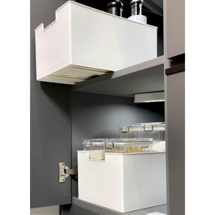 Pull out sliding racks storage box organiser / bathroom kitchen vanity sink