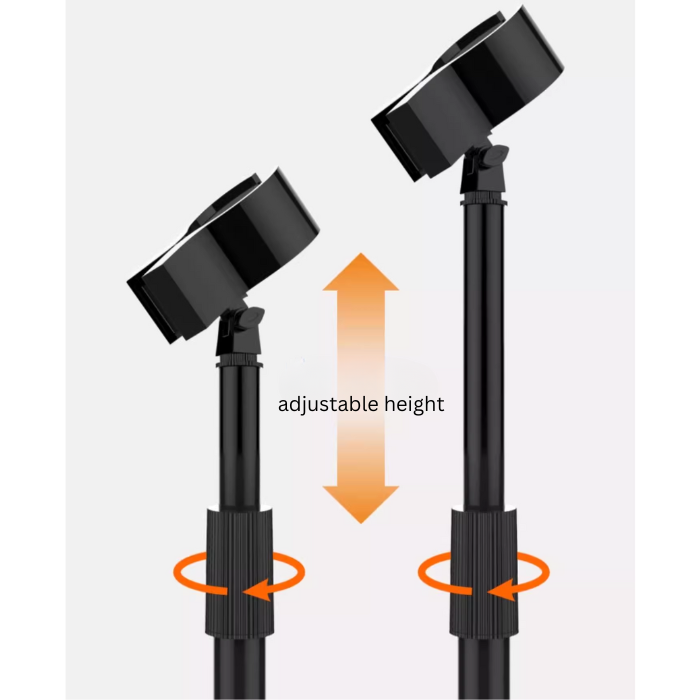 Lazy hair dryer stand holder bracket / Hand Free Adjustable