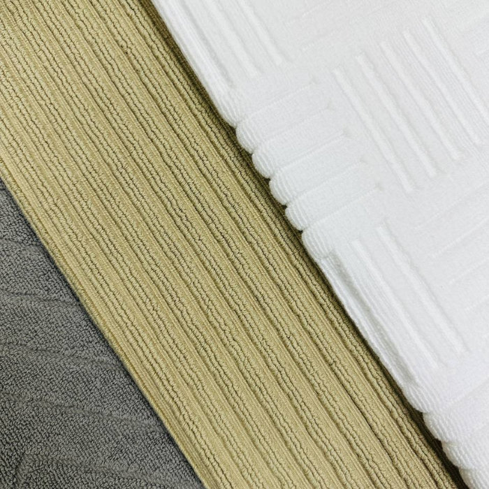 Casse Hotel Style All Cotton Floor Bath Mat / Non slip high water absorbent