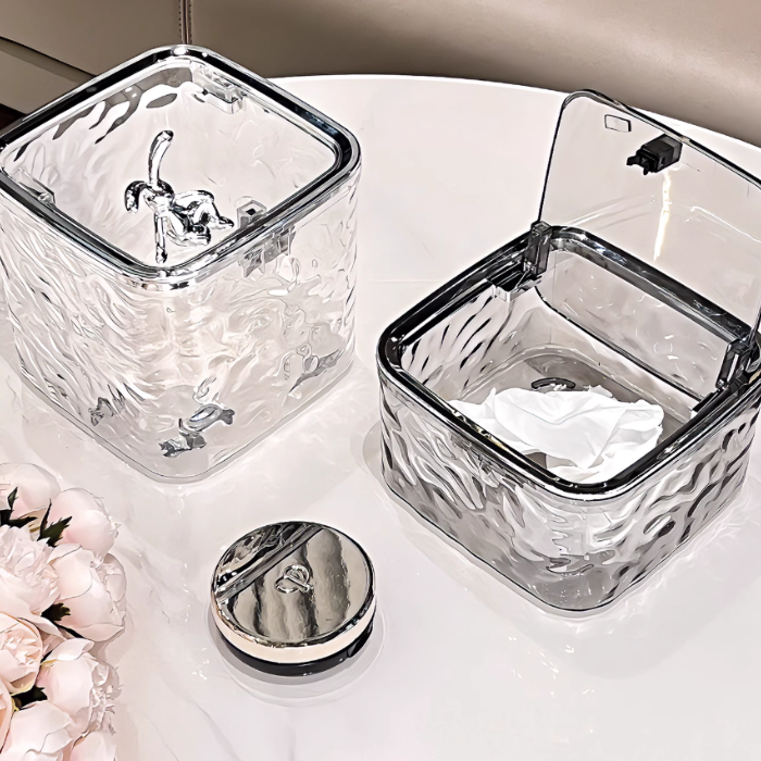 TESSA Elegant Luxury Storage Container / Stylish Dustbin / Multi-Purpose Home Organizer Box