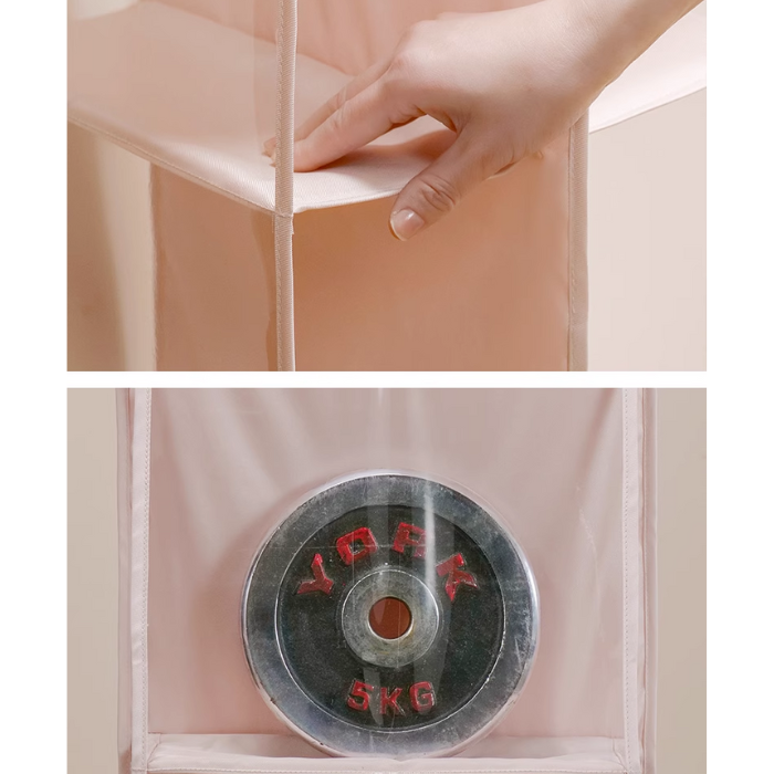 Quinny Premium Chic Pink hanging bag organizer for wardrobe