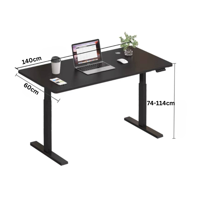 MILLER Height adjustable electric standing desk • smart study table • ergonomic design