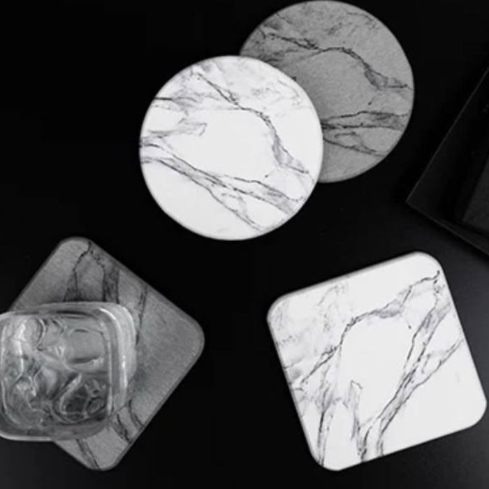 Natural diatomite mud coaster / highly absorbent / quick-drying anti-scalding insulation pad Mat Holder