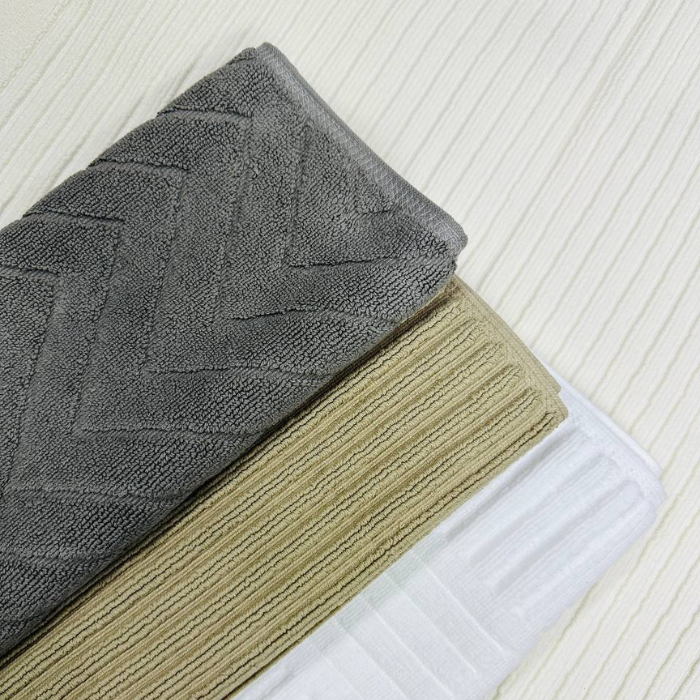 Casse Hotel Style All Cotton Floor Bath Mat / Non slip high water absorbent