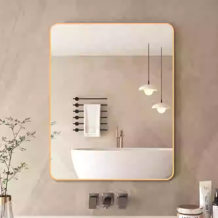 Modern Bathroom mirror /self-adhesive toilet vanity mirror 