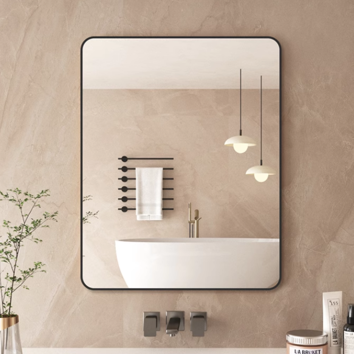 Modern Bathroom mirror /self-adhesive toilet vanity mirror 