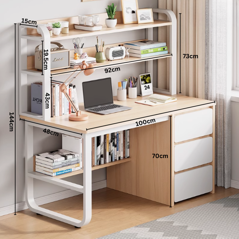 Alexey study table with shelf