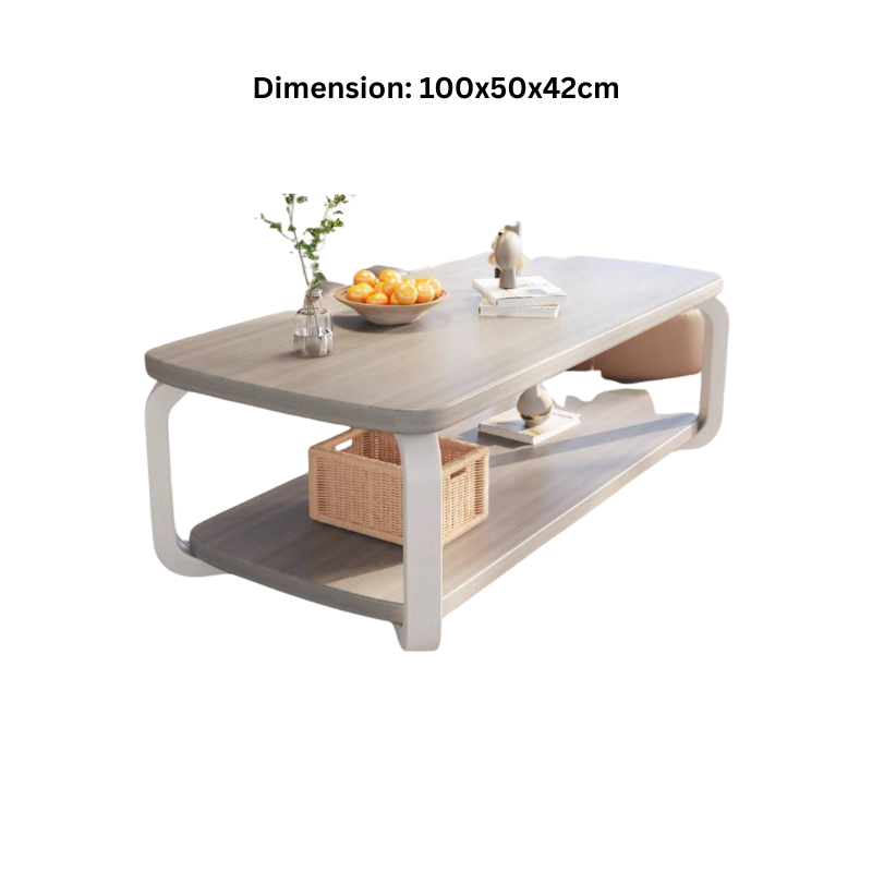 Rectangular Coffee Table 100x50 cm – Modern Center Table for Living Room