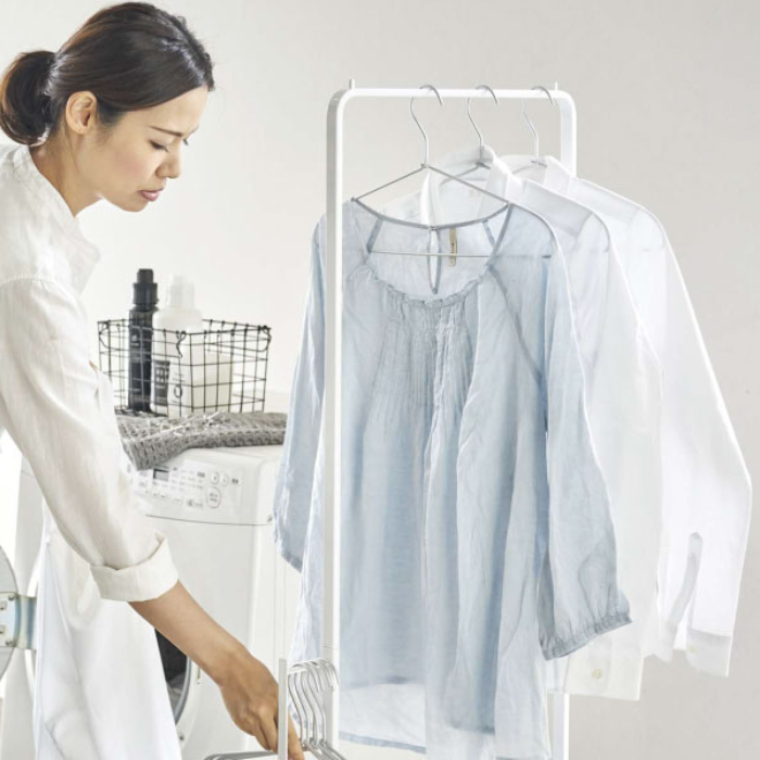 Kai Multi-purpose Minimalist Laundry hanger basket with hanging rack / drying clothes rack