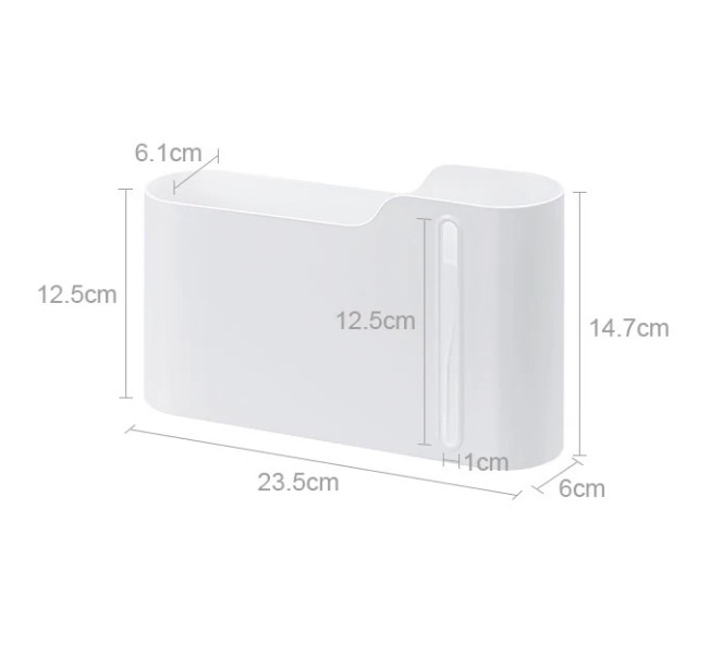 Trash Bag Organizer & Dispenser – Space-Saving Plastic Bag Roll Holder for Kitchen Cabinets, Self-Adhesive Storage Box with Easy-Pull Side Opening
