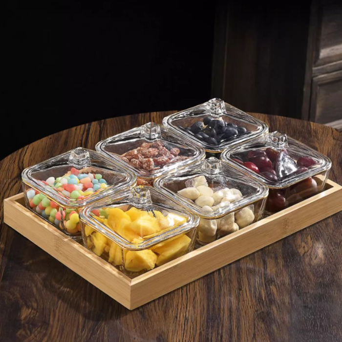 Bamboo canisters / Storage air tight jar  / Food container / Ramadan / Hari Raya